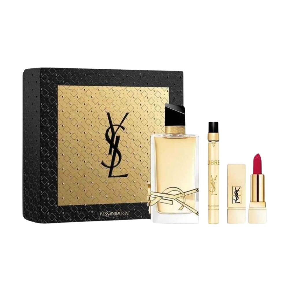 Set 3Pcs Yves Saint Laurent YSL Libre EDP (90ml, 10ml, Son YSL 21) - Hình ảnh chính